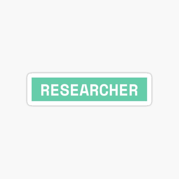 Item preview, RESEARCHER: designer sticker pack designed and sold by the Boletus.