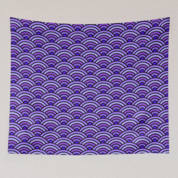 Item preview, PurpleSeigaiha designed and sold by Sybille-Yates.