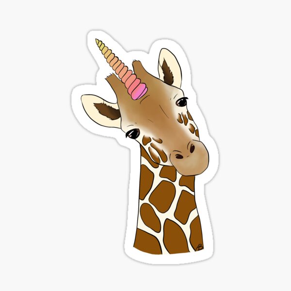 Item preview, Giraffe Unicorn designed and sold by SquidishStudios.