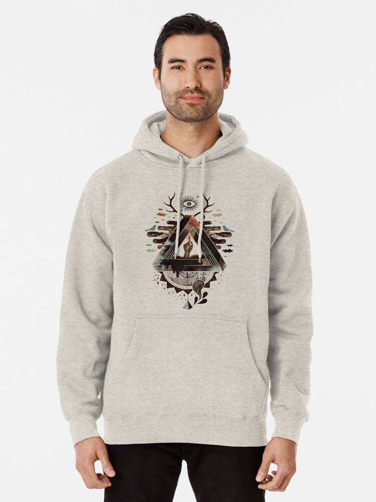 Alternate view of All Impossible Eye Pullover Hoodie