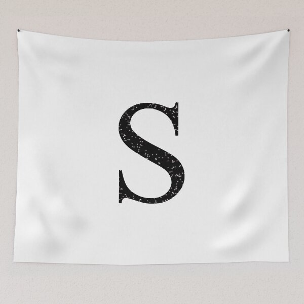 Item preview, Black Glitter Letter S designed and sold by muffinstandd.