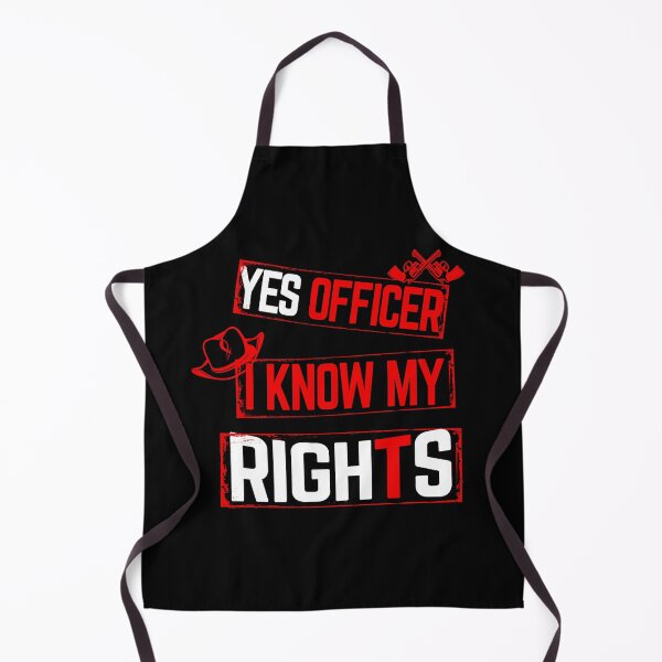 Item preview, Yes officer I know my rights shirts gifts and products designed and sold by glitchman2.