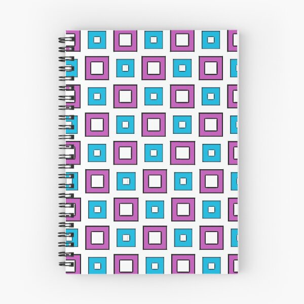 Item preview, Repeating Squares Pattern abstract in blue and purple designed and sold by Kybruno's Creations.