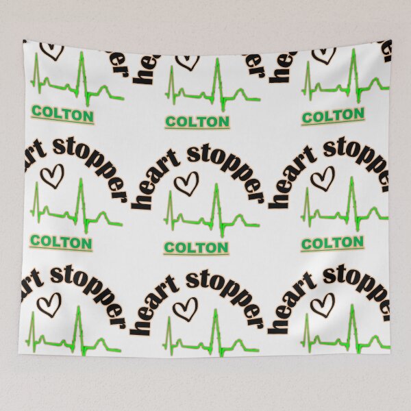 Item preview, Funny Valentine's Day heart stopper life line personalized raglan shirt colton /gift/ T-shirt designed and sold by Dahani-mo.