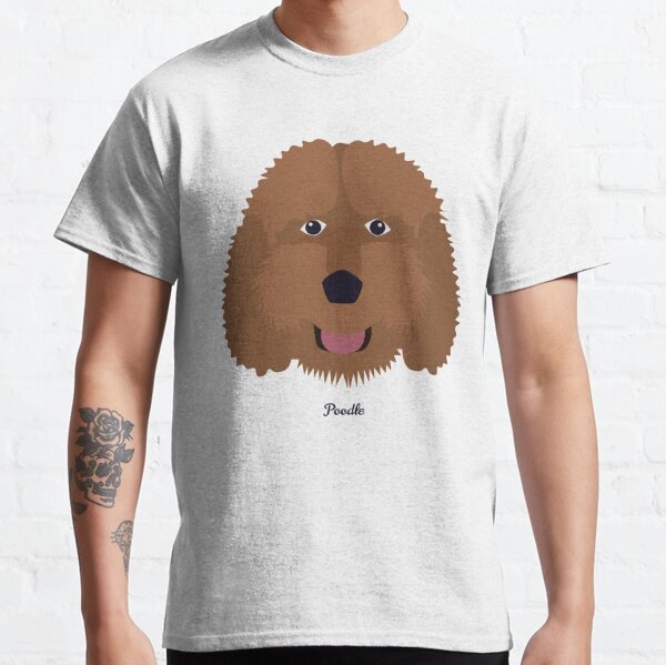 Dog Poodle Dog Lovers Gift Dog Mom Shirt Gifts For Dog Lovers Puppy Love Dog Breed Pet Portrait Shirt Funny Animal Artwork