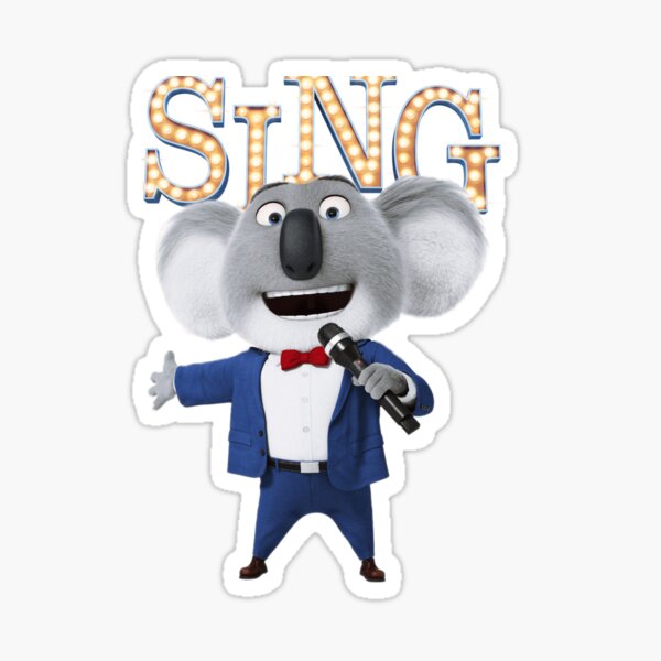 Buster Moon from SING movie Sticker
