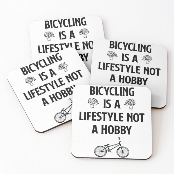 Item preview, bicycling is a lifestyle not a hobby, Bicycle Lover, Cycles, Cycling Art designed and sold by Dkh Fashion.