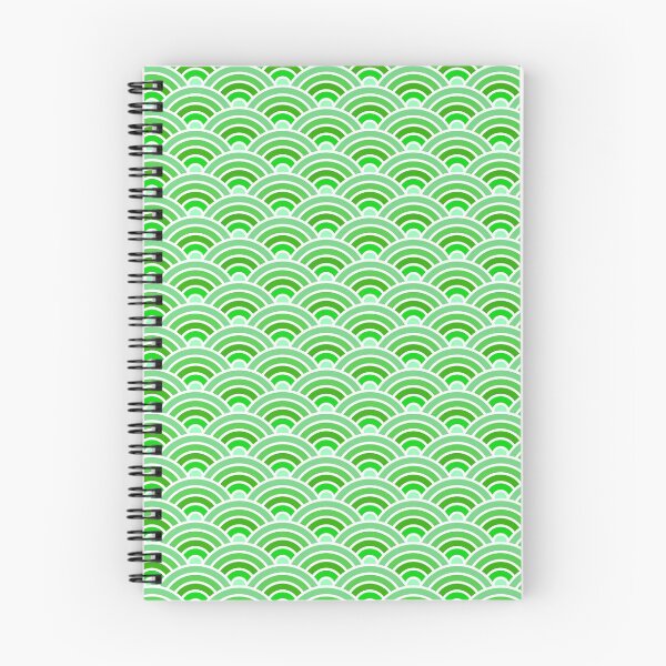 Item preview, Green Seigaiha designed and sold by Sybille-Yates.