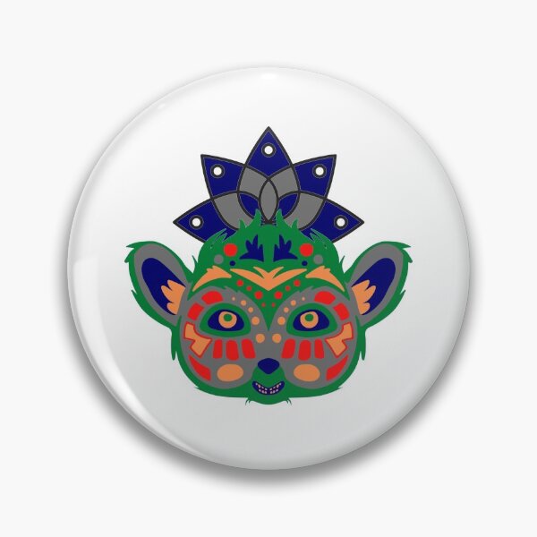 Item preview, Colorful lemur with jewelry designed and sold by KQ1985.