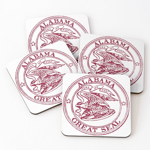 Item preview, Vintage Alabama Eagle and Shield State Seal designed and sold by NationalVintage.