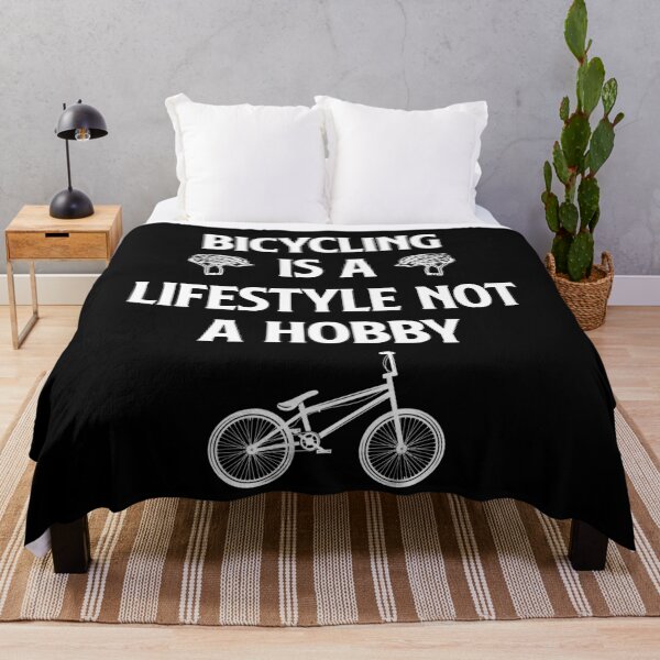 Item preview, bicycling is a lifestyle not a hobby, Bicycle Lover, Cycles, Cycling Art designed and sold by Dkh Fashion.
