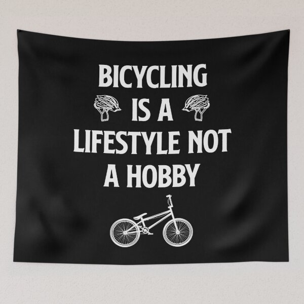 Item preview, bicycling is a lifestyle not a hobby, Bicycle Lover, Cycles, Cycling Art designed and sold by Dkh Fashion.