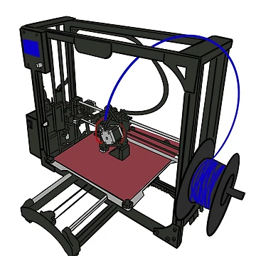 Artwork thumbnail, 3D Printer by trashduino