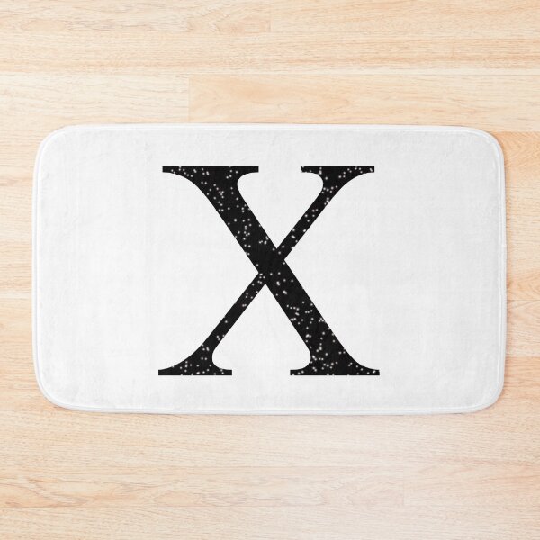 Item preview, Black Glitter Letter X designed and sold by muffinstandd.