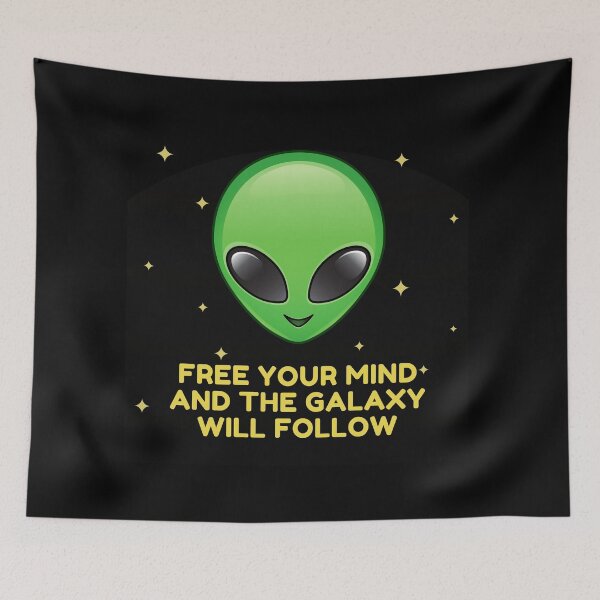 Item preview, CE-5 / CE5 Series #19 - Martian, ET, Free your mind and the galaxy will follow  designed and sold by GoalsWithSoul.