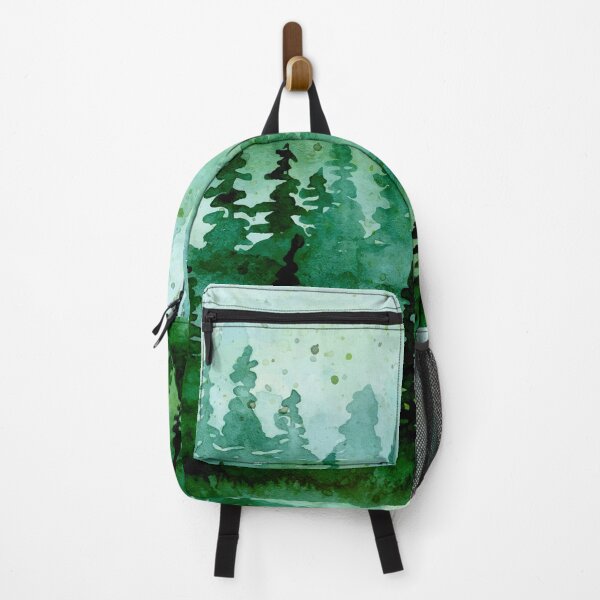 Item preview, Green Tree Forest Watercolor designed and sold by virillanissa.