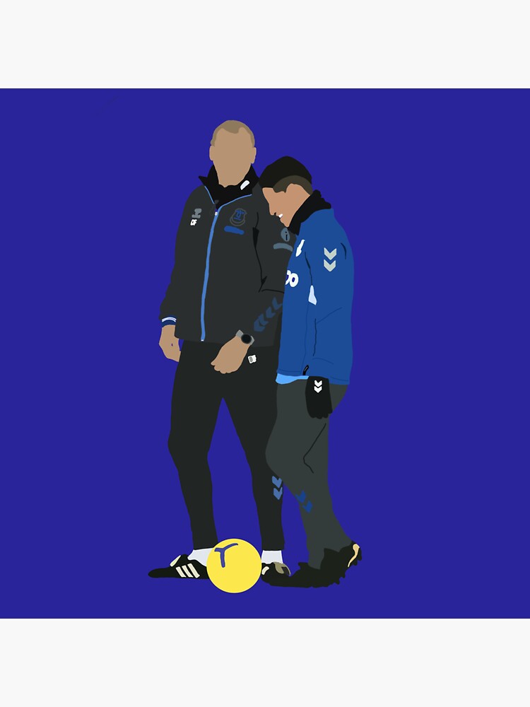 Duncan Ferguson x James Rodriguez Digital Art Sticker for Sale