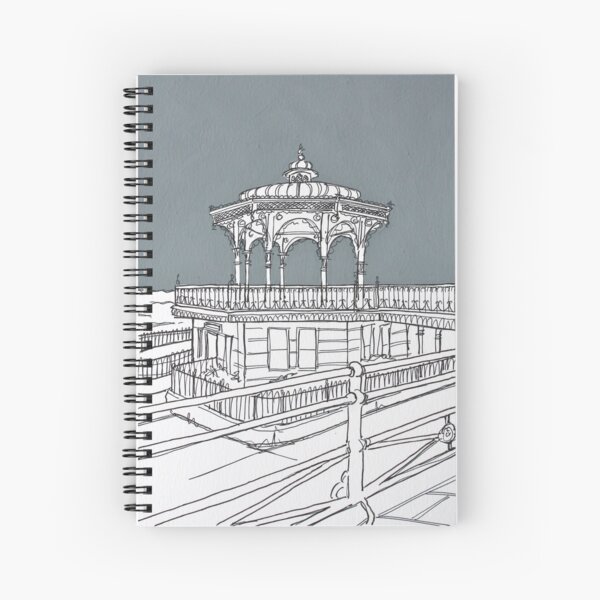 Brighton Bandstand Spiral Notebook