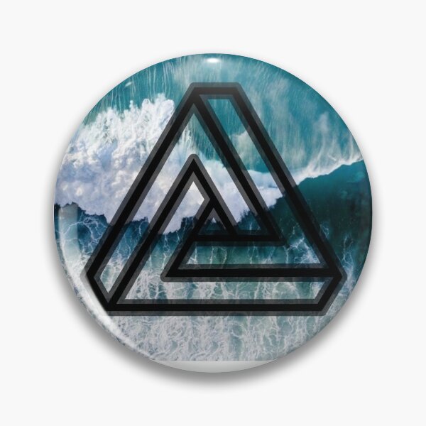 Item preview, Cool Penrose Triangle Ocean Wave Design designed and sold by RCKenny.