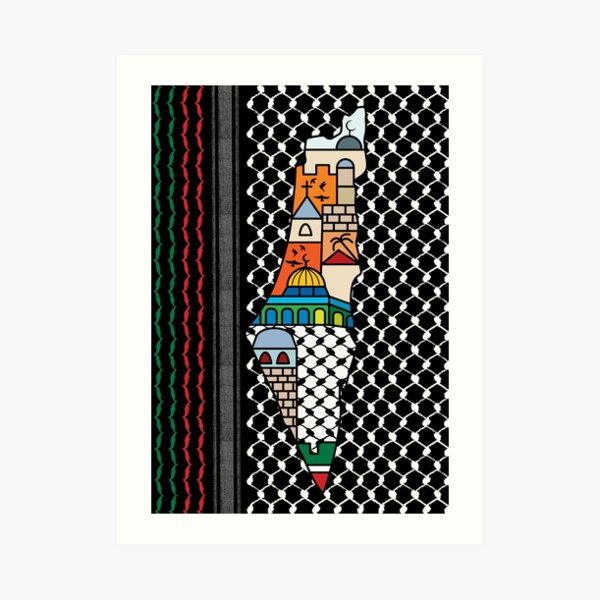 Palestinian Hatta Pattern Sticker – Middle East Books and More