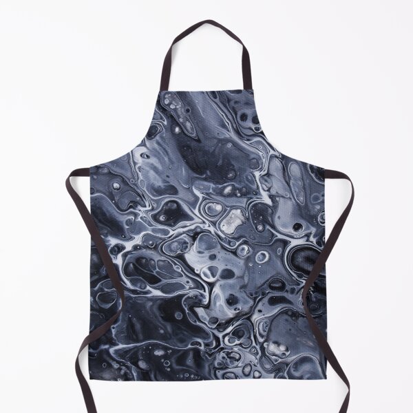Item preview, Acrylic Paint Pour Mono Black and White Artwork designed and sold by KinsleyCole.