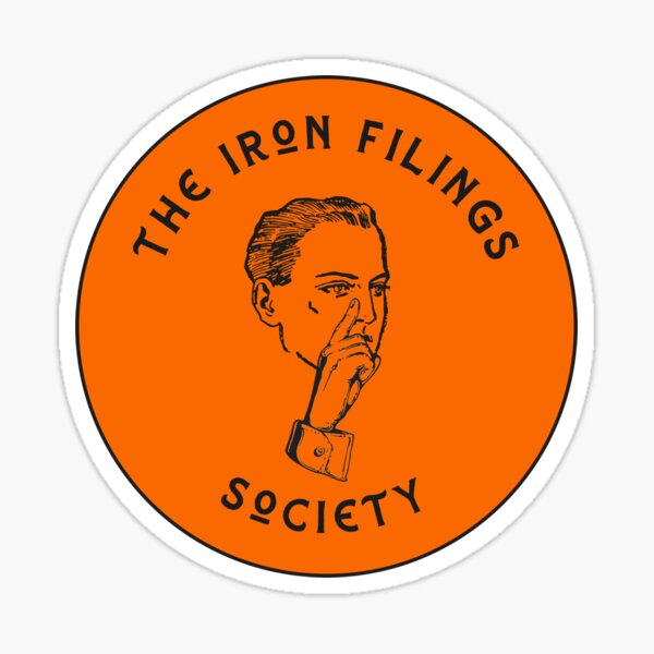 Irons Filings Society Sticker