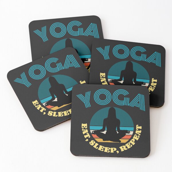 Item preview, Yoga Eat Sleep Repeat designed and sold by Ayurveda Fun Store.