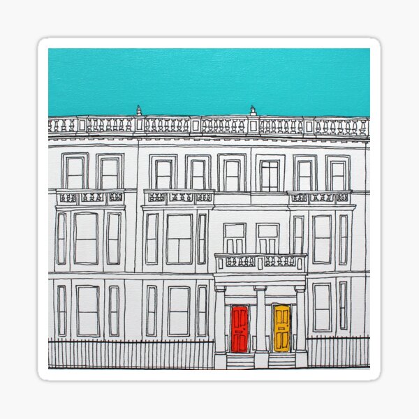 London Terrace Sticker