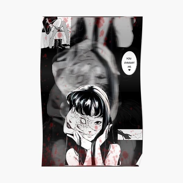 Dark Anime Art Poster