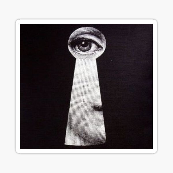 Fornasetti Black Eye Sticker