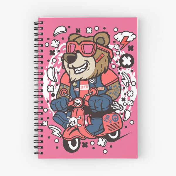 Item preview, Bear Scooterist designed and sold by Suzie-Mara.