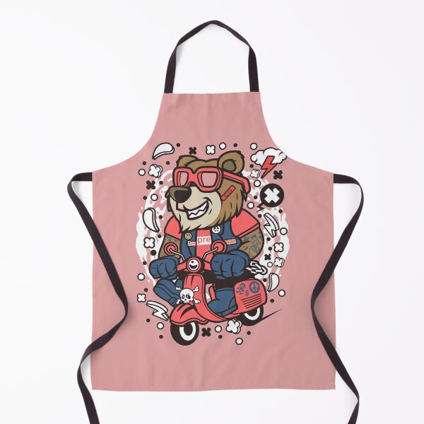 Item preview, Bear Scooterist designed and sold by Suzie-Mara.
