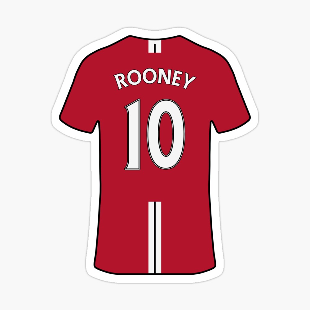 Wayne Rooney 2007/08 Jersey' Magnet for Sale by slawisa