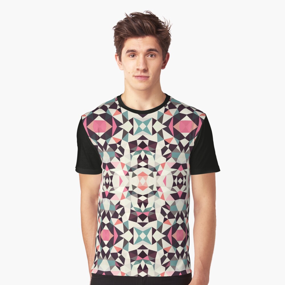 Retro Light Tribal Graphic T-Shirt
