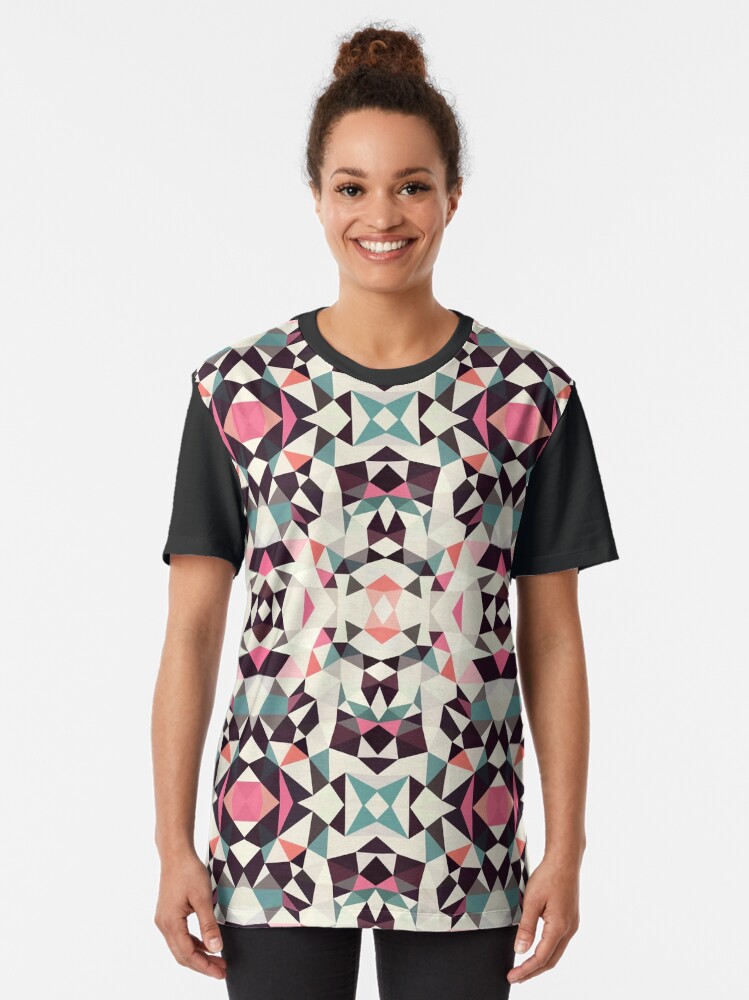 Alternate view of Retro Light Tribal Graphic T-Shirt