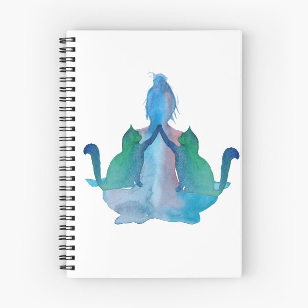 Item preview, Yoga girl and cats  designed and sold by Rudni.