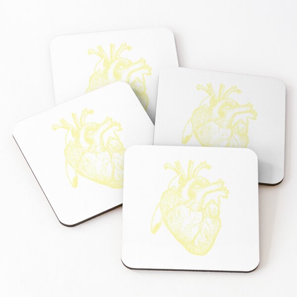 Item preview, Yellow Heart - Cute Anatomical Heart Stickers and Shirts designed and sold by itswillharris.