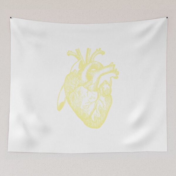 Item preview, Yellow Heart - Cute Anatomical Heart Stickers and Shirts designed and sold by itswillharris.
