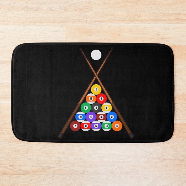 Item preview, Billiards Pool Balls Racked with Cue designed and sold by getzjason.
