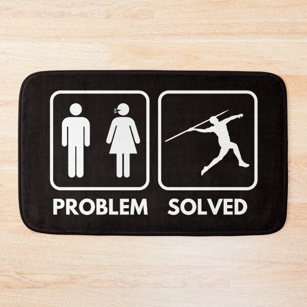 Item preview, Javelin Problem Solved, Funny Javelin Design, Javelin Quote, Javelin thrower designed and sold by Aerial Addicts.