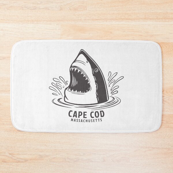 Item preview, Cape Cod Beach Massachusetts MA Atlantic Ocean Great White Shark designed and sold by palmettodigital.
