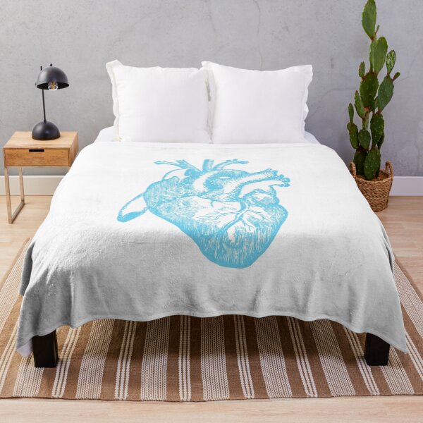 Item preview, Blue Heart - Cute Anatomical Heart Stickers and Shirts designed and sold by itswillharris.