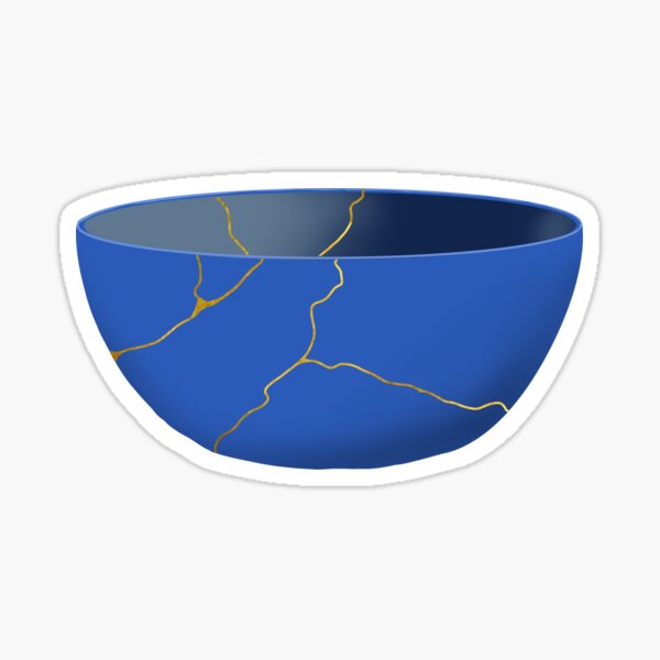 Kintsugi Bowl Sticker Japanese Bowl Sticker Sticker Waterproof Sticker  Stickers for Hydroflask 