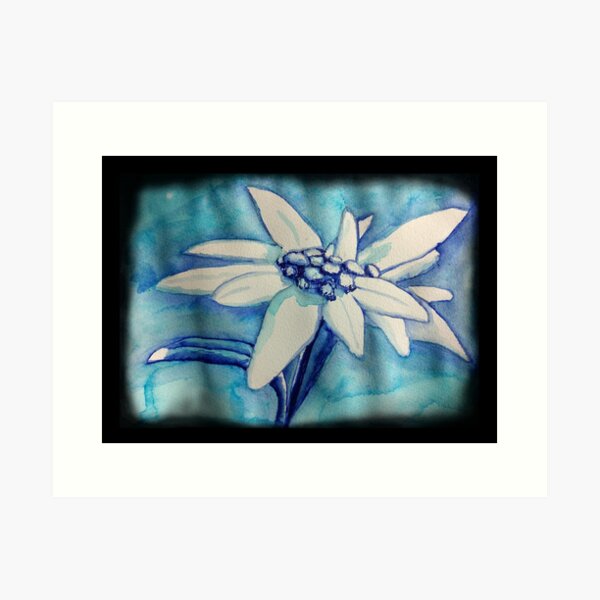 Edelweiss Flower Sticker – Rare Dirndl