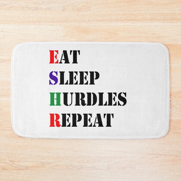 Item preview, Eat Sleep Hurdles Repeat designed and sold by YOUR-LOOK.