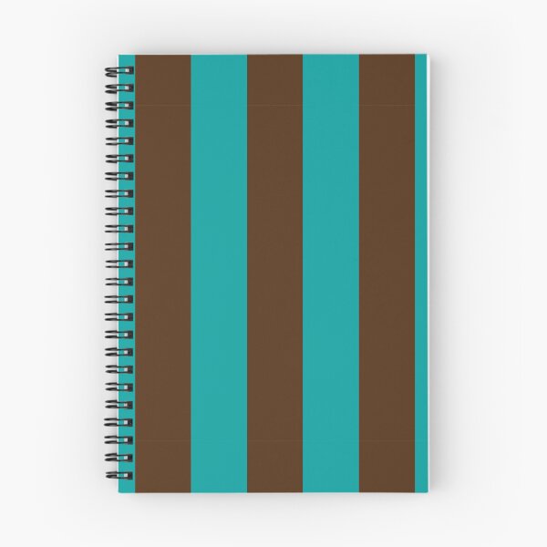 Item preview, Vertical Chocolate and Teal Stripes designed and sold by DesignCats.