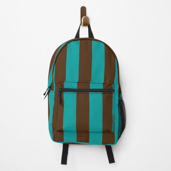 Item preview, Vertical Chocolate and Teal Stripes designed and sold by DesignCats.