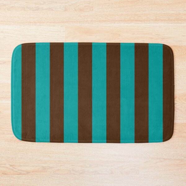 Item preview, Vertical Chocolate and Teal Stripes designed and sold by DesignCats.