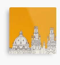 Oxford Rooftops Metal Print