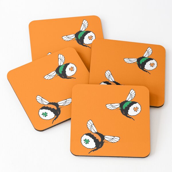 Item preview, Irish bumblebees in flight st paddy designed and sold by MiraNomegusta.